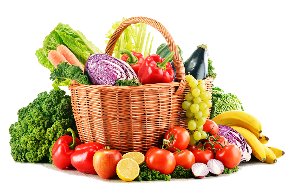 Vegetables and healthy food anytime!